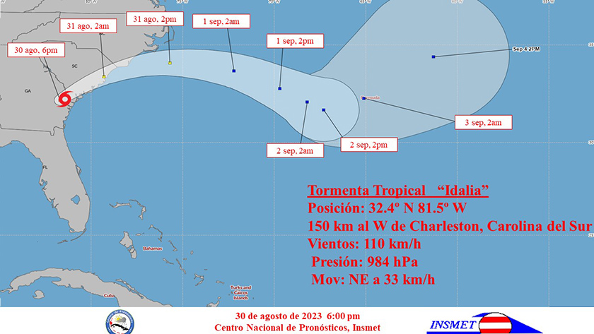 Idalia Toca Tierra En Ee Uu Y Se Degrada A Tormenta Tropical