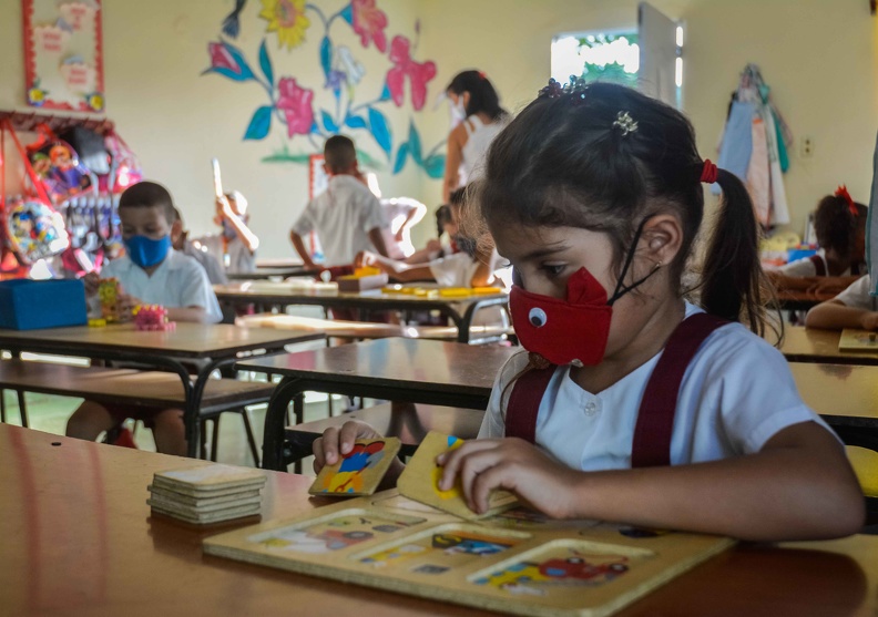 Comienzo del curso escolar en la provincia cubana de Las Tunas. Foto: ACN
