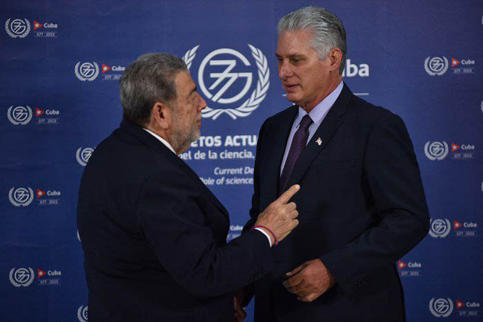 Recibe Díaz-Canel A Participantes En Cumbre Del G77 Y China