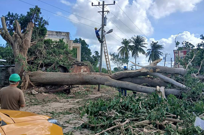 La Habana: restablecen servicio eléctrico a 91,45 por ciento de clientes