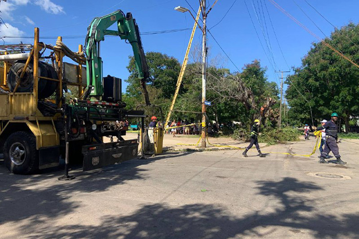 Manifiestan compromiso con La Habana linieros cubanos